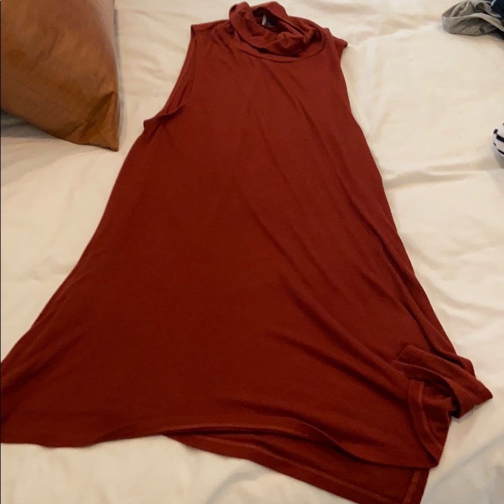 Anthropologie turtle neck tunic sz L